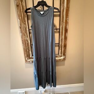 tulle dresses and skirts Milla Women's Cloudy Blue Tulle Maxi Dress With Ruffled Skirt